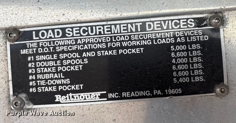 image for item FG2644 2019 Reitnouer flatbed trailer