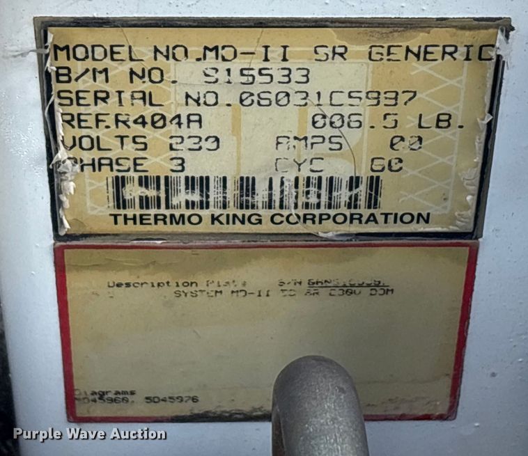 image for item FK1082 2001 International 4700 refrigerated truck