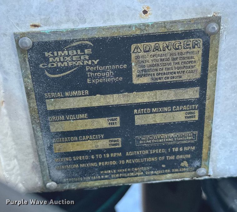 image for item FK1602 2006 Kenworth W9 Series ready mix truck