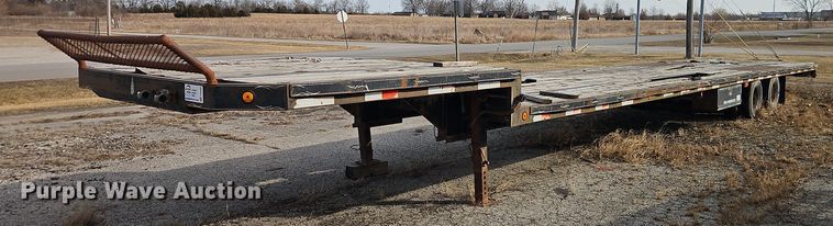 image for item FN5568 2002 Haul-A-Round drop deck equipment trailer