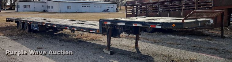 image for item FN5568 2002 Haul-A-Round drop deck equipment trailer