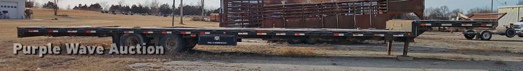image for item FN5568 2002 Haul-A-Round drop deck equipment trailer