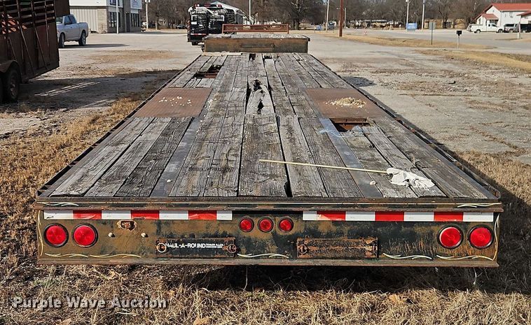 image for item FN5568 2002 Haul-A-Round drop deck equipment trailer