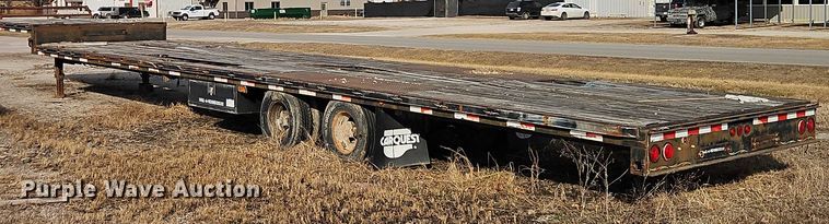 image for item FN5568 2002 Haul-A-Round drop deck equipment trailer
