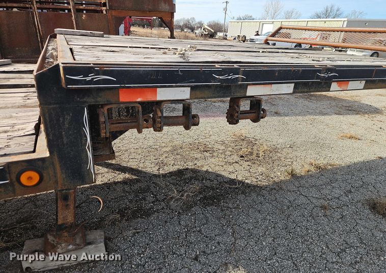 image for item FN5568 2002 Haul-A-Round drop deck equipment trailer