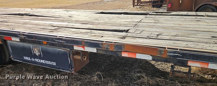 image for item FN5568 2002 Haul-A-Round drop deck equipment trailer