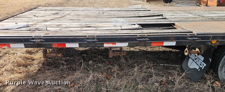 image for item FN5568 2002 Haul-A-Round drop deck equipment trailer