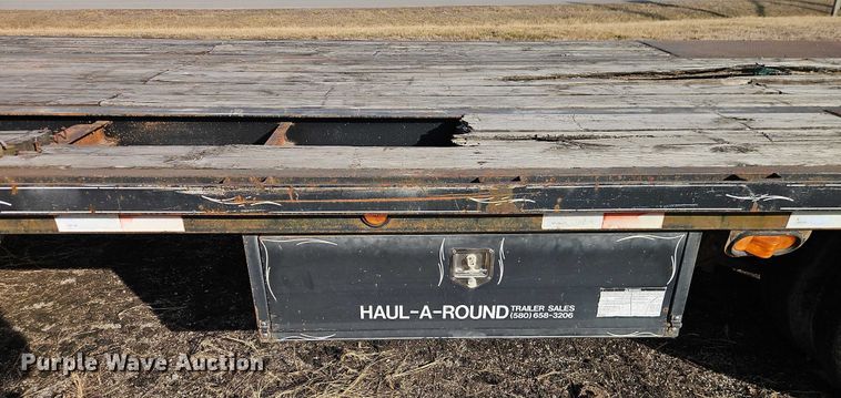 image for item FN5568 2002 Haul-A-Round drop deck equipment trailer