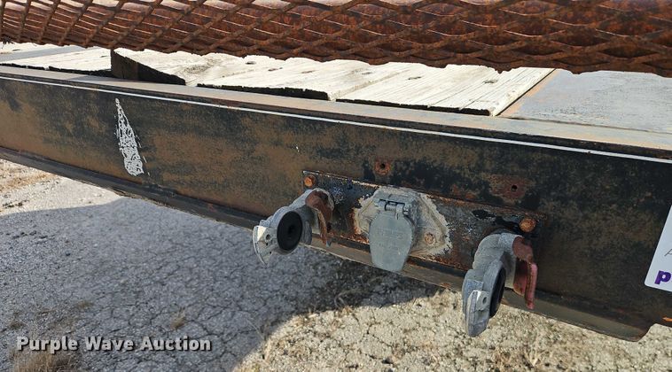 image for item FN5568 2002 Haul-A-Round drop deck equipment trailer