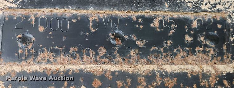 image for item FN5568 2002 Haul-A-Round drop deck equipment trailer