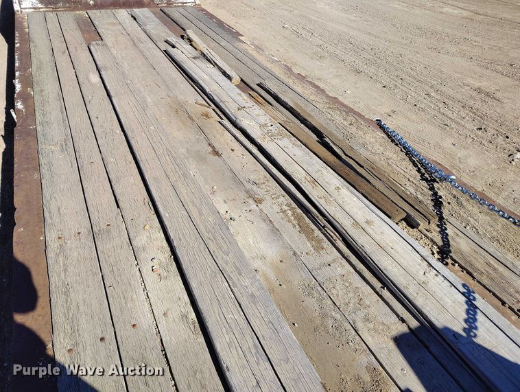 image for item IH9445 1996 Atoka lowboy equipment trailer