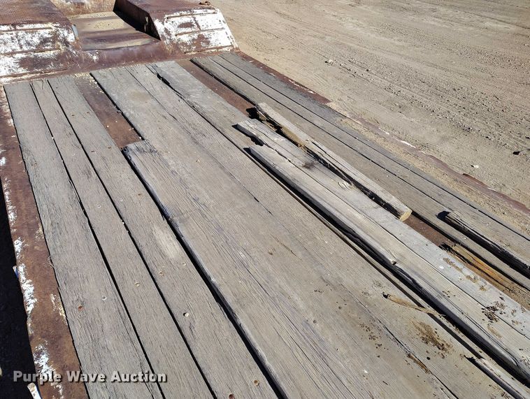 image for item IH9445 1996 Atoka lowboy equipment trailer