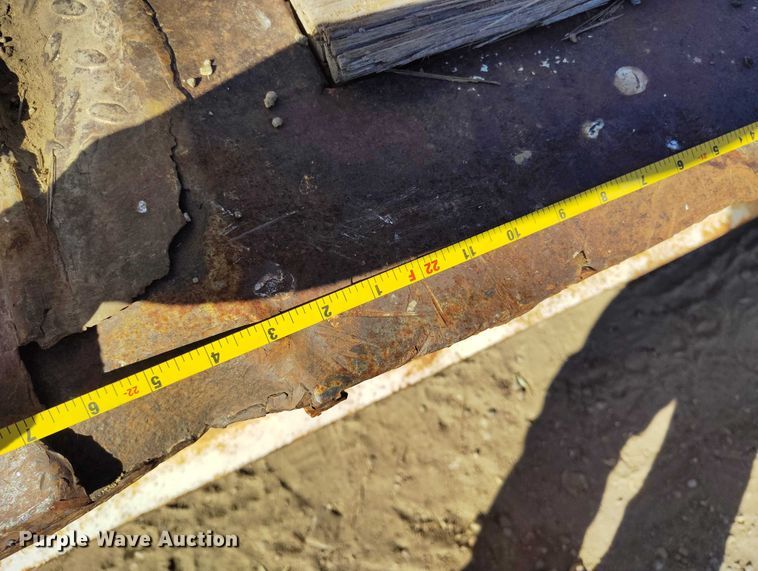 image for item IH9445 1996 Atoka lowboy equipment trailer