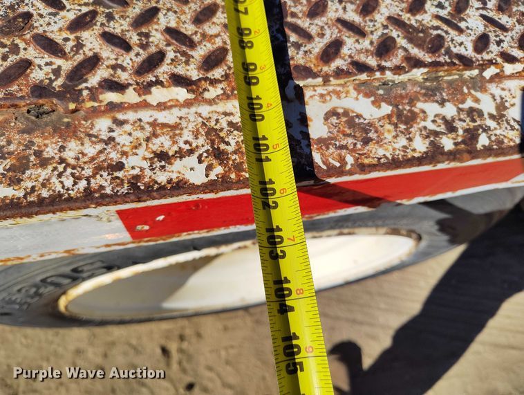 image for item IH9445 1996 Atoka lowboy equipment trailer