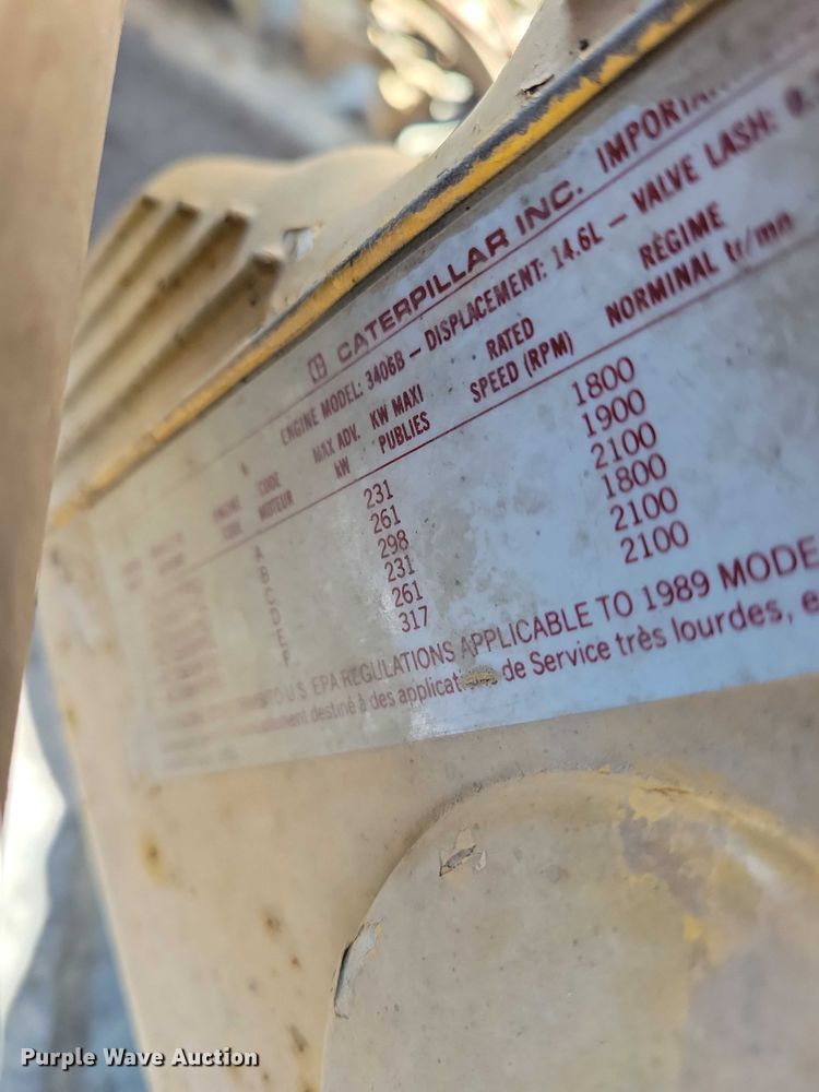 image for item NK9798 1990 Peterbilt 379 dump truck