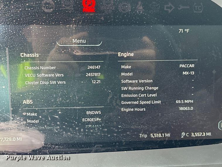 image for item YA1509 2023 Kenworth T680 semi truck