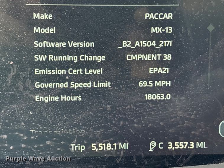 image for item YA1509 2023 Kenworth T680 semi truck