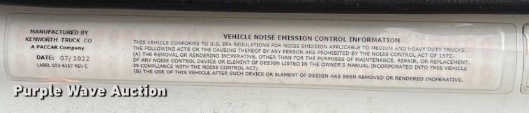 image for item YA1509 2023 Kenworth T680 semi truck