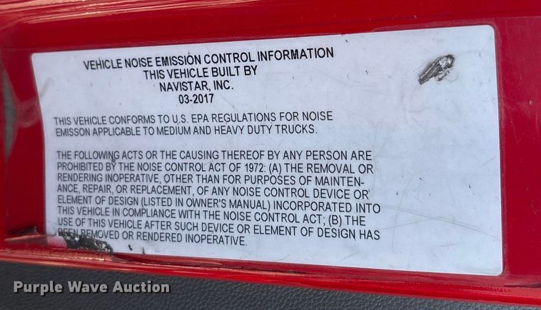 image for item YA1689 2018 International LT625 semi truck