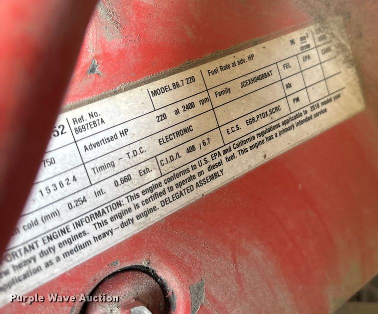 image for item YA1756 2019 International 4300 box truck