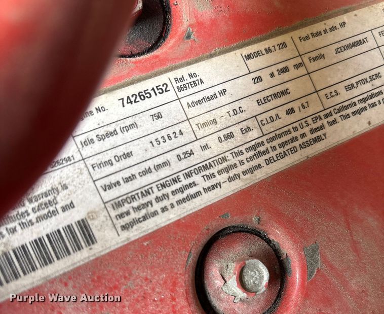 image for item YA1756 2019 International 4300 box truck