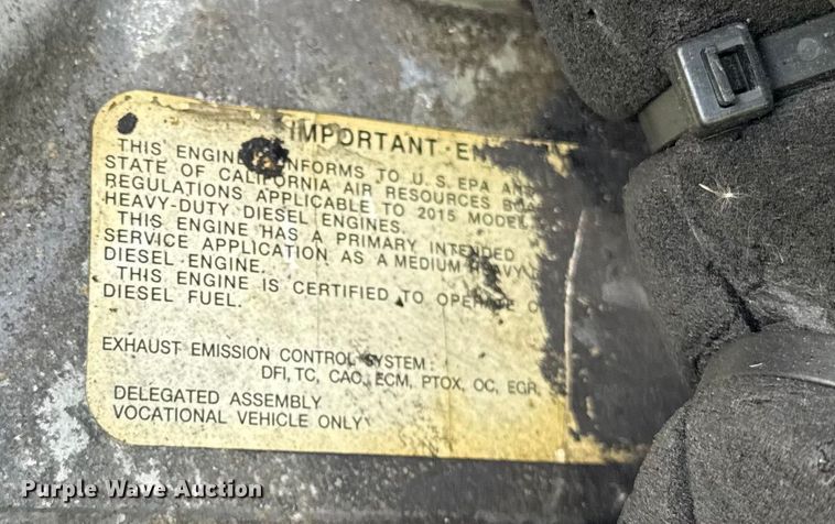 image for item YA1790 2016 Hino box truck