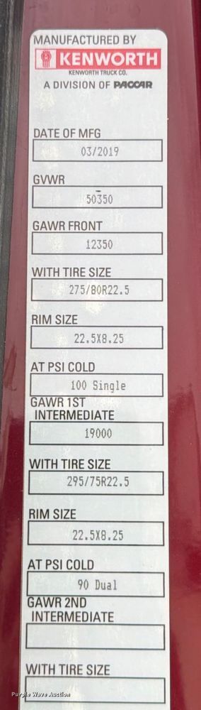 image for item YA1840 2020 Kenworth T680  semi truck