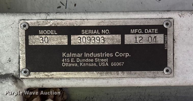 image for item YA1894 2005 Kalmar Ottawa yard truck