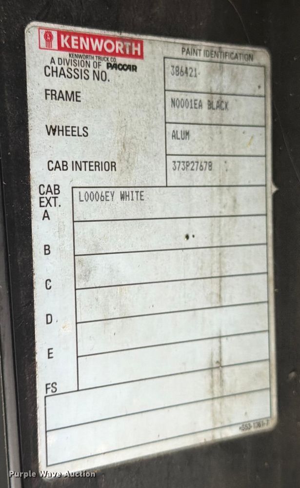 image for item YA1938 2020 Kenworth T880  vacuum truck