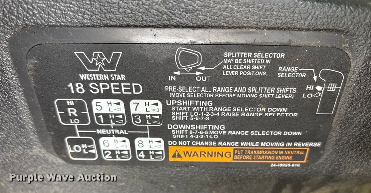 image for item YA2161 2024 Western Star 49X semi truck