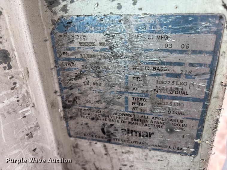 image for item YA2491 2006 Kalmar Ottawa yard truck