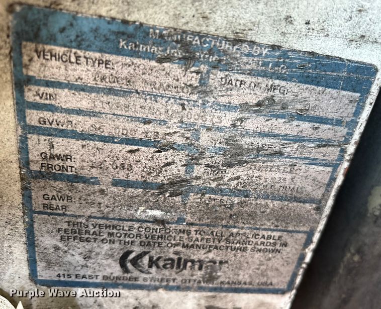 image for item YA2510 2004 Kalmar Ottawa yard truck