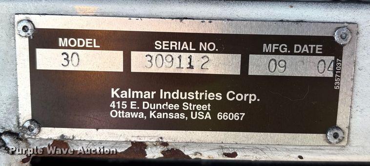 image for item YA2510 2004 Kalmar Ottawa yard truck