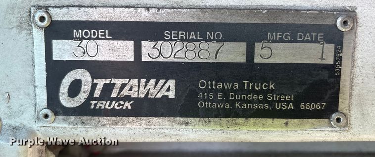 image for item YA2523 2001 Kalmar Ottawa yard truck