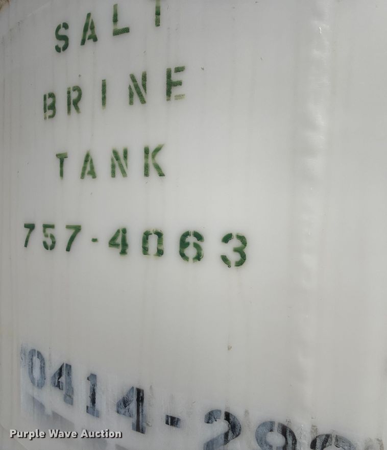 image for item DY8174 Salt brine poly storage tank