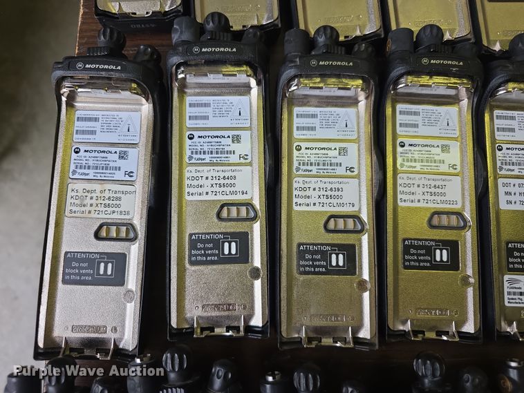 image for item DZ3900 Approximately 105 Motorola XTS5000 radios