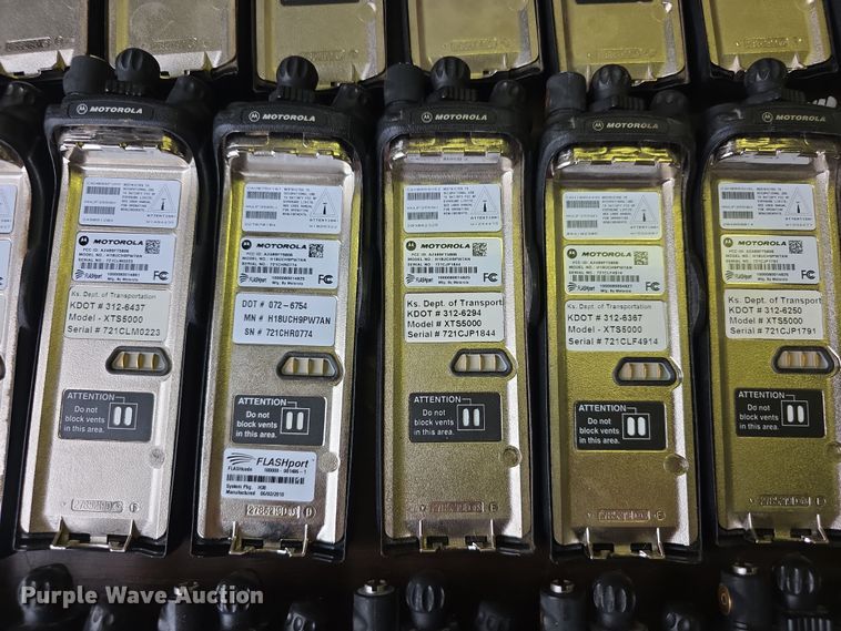 image for item DZ3900 Approximately 105 Motorola XTS5000 radios