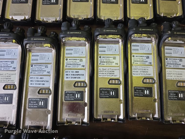 image for item DZ3900 Approximately 105 Motorola XTS5000 radios