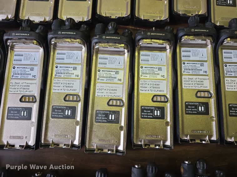 image for item DZ3900 Approximately 105 Motorola XTS5000 radios