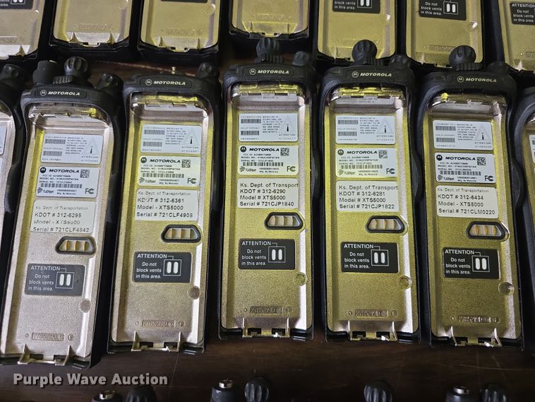 image for item DZ3900 Approximately 105 Motorola XTS5000 radios