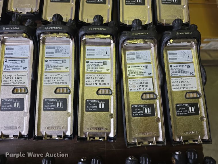 image for item DZ3900 Approximately 105 Motorola XTS5000 radios