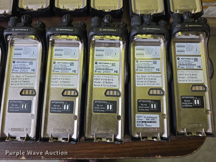 image for item DZ3900 Approximately 105 Motorola XTS5000 radios