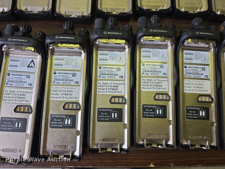 image for item DZ3900 Approximately 105 Motorola XTS5000 radios