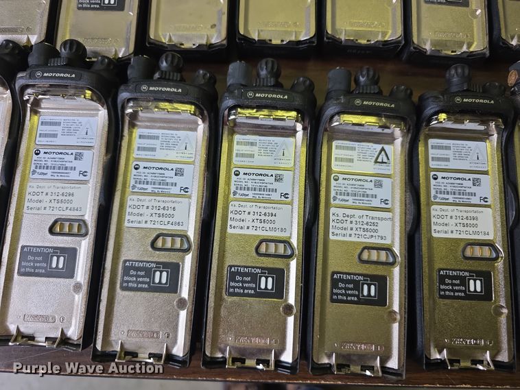 image for item DZ3900 Approximately 105 Motorola XTS5000 radios