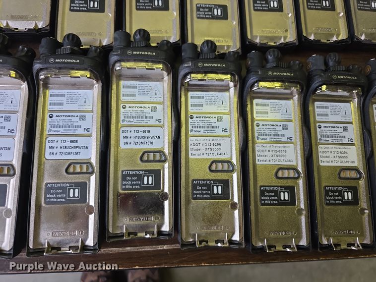 image for item DZ3900 Approximately 105 Motorola XTS5000 radios