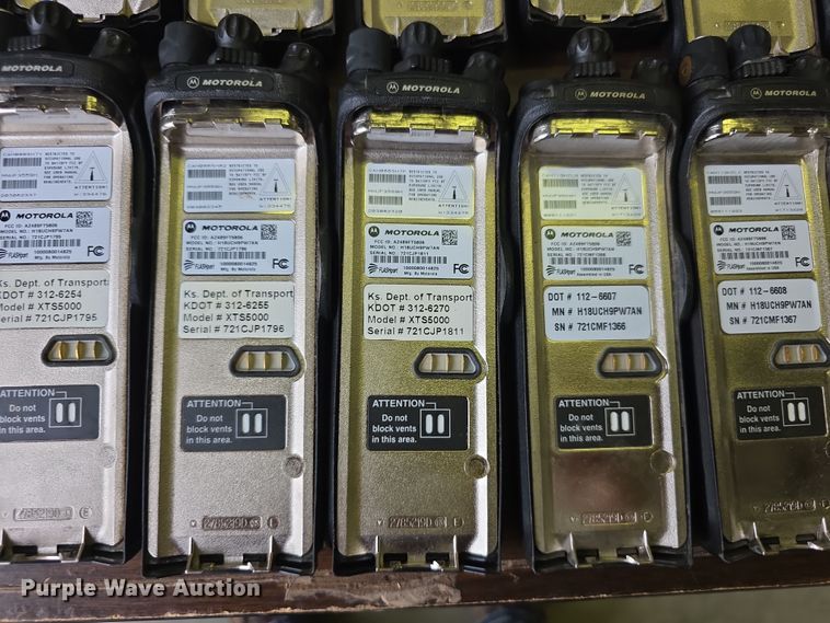 image for item DZ3900 Approximately 105 Motorola XTS5000 radios