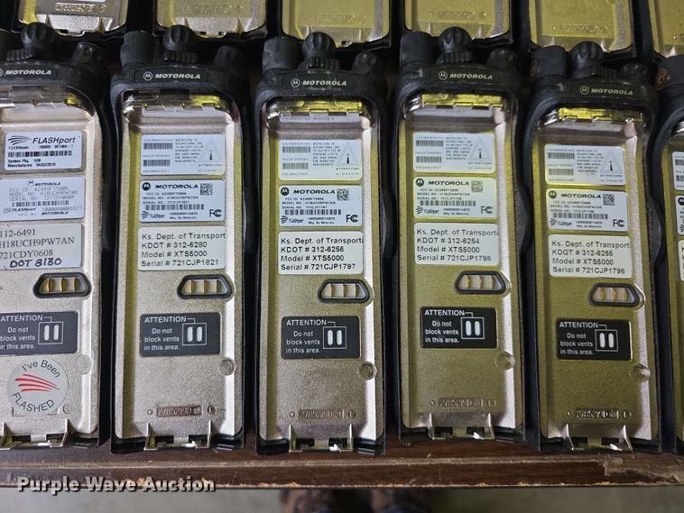 image for item DZ3900 Approximately 105 Motorola XTS5000 radios