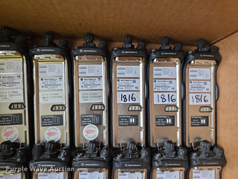 image for item DZ3900 Approximately 105 Motorola XTS5000 radios