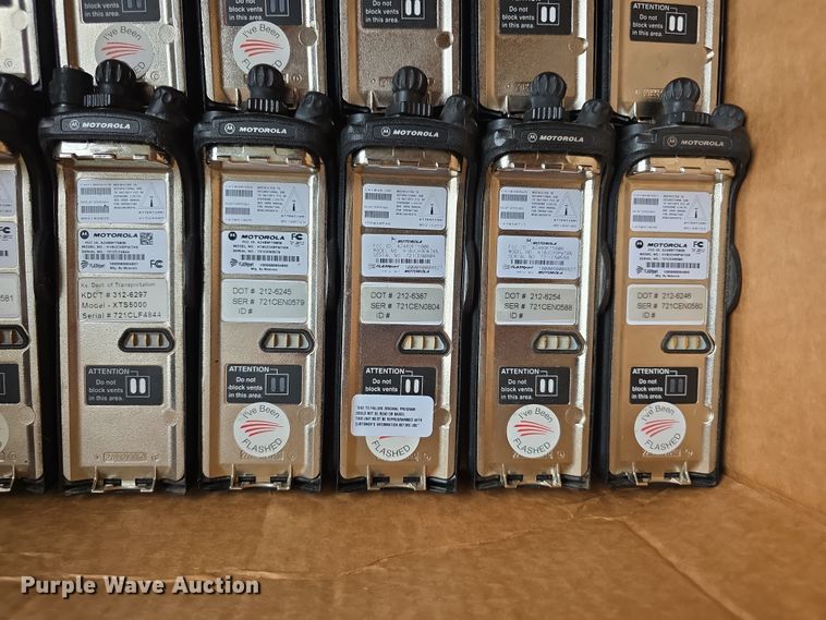 image for item DZ3900 Approximately 105 Motorola XTS5000 radios