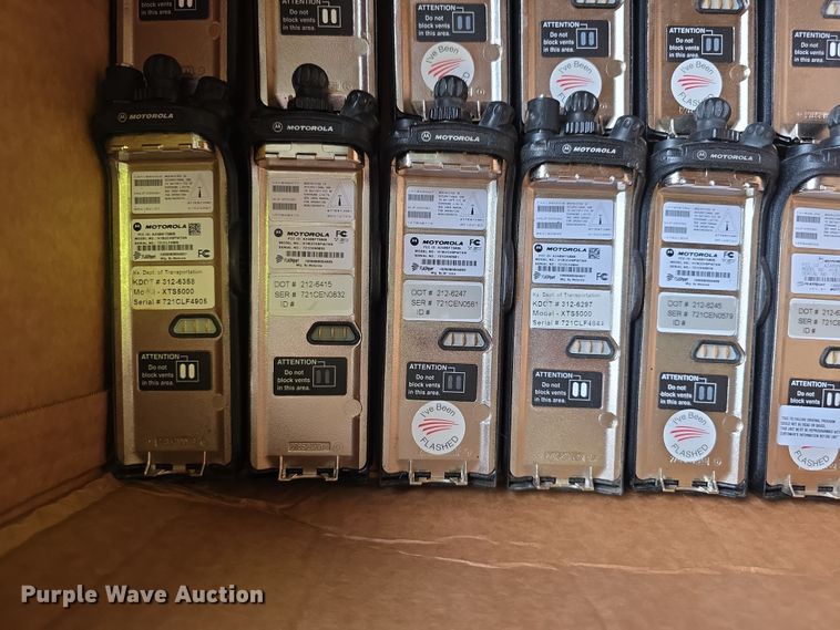 image for item DZ3900 Approximately 105 Motorola XTS5000 radios